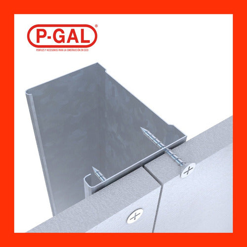 P-GAL Solera Profile 100 mm Durlock Plate X 2.60 P-Gal 2