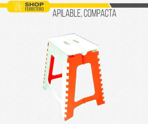 Folding Plastic Camping Stool - Sturdy and Compact - Choose Your Color 46