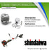 Shindaiwa B45 Complete Cylinder Replacement 1