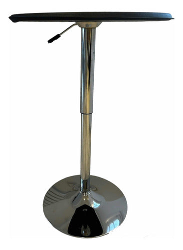 Soltar_arg Adjustable Round Bar Table - Black 4