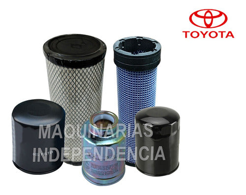 Toyota Juego Filtro Completo Diesel Autoelevador 7FD25 1DZ 1