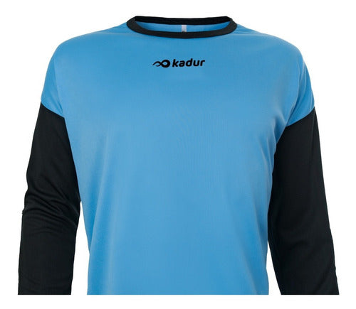 Goalkeeper Long Sleeve Soccer Jersey with Elbow Impact Protection by Kadur 27