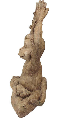 Design Toscano Monkey Mantra Zen Animal Statue 1