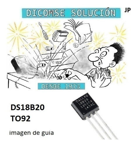 Dallas Integrado DS18B20 18B20 TO92 Temperature Sensor 1-Wire 1