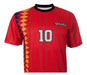RETRO Soccer Jerseys National Teams Numbered Pack of 7 2