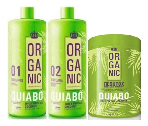 Kit Shampoo + Progresivo + Botox Quiabo Orgánico 1kg 0