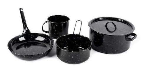 Kufo Enamel Cookware Set - 4 Pieces Combo 0