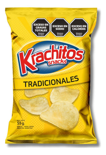 Pack X 3 Papas Fritas Krachitos Corte Tradicional X 55 Grs. 0