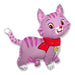 La Globos Globo De Aluminio 901653-fus Lovely Cat - Fucsia, 0