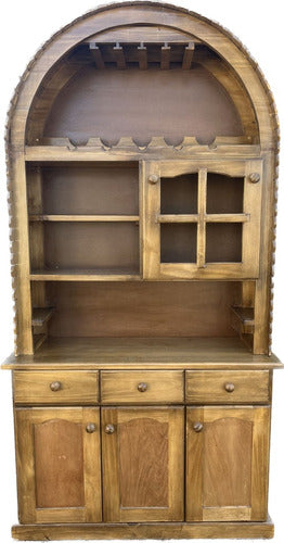 LDT Solid Wood Bodega Pantry Cabinet 0