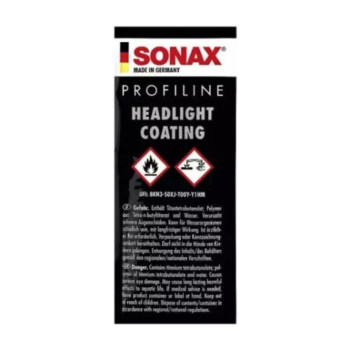 Sonax Headlight Coating - Headlight Sealer 1 Sachet 2 Lenses 0