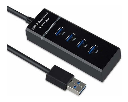 Huayt 4 En 1 Usb C Hub, Adaptador Usb C Con 4 Puertos Usb 0