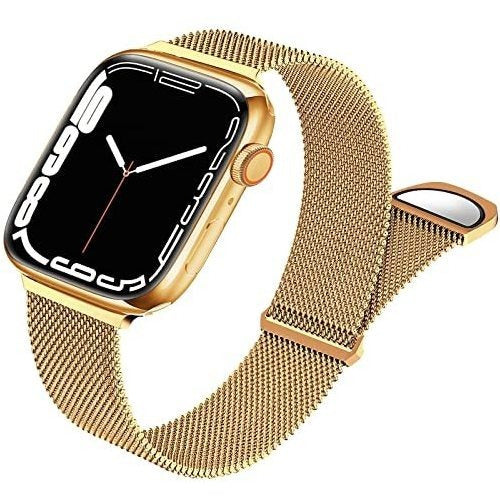 Metal Milanese Loop Band Compatible with Apple Watch 38/40/41mm - Silver 1