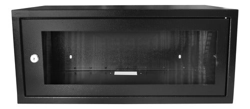 Mini Rack 4u X300mm Padrão 19 Pol. De Parede - Preto 3