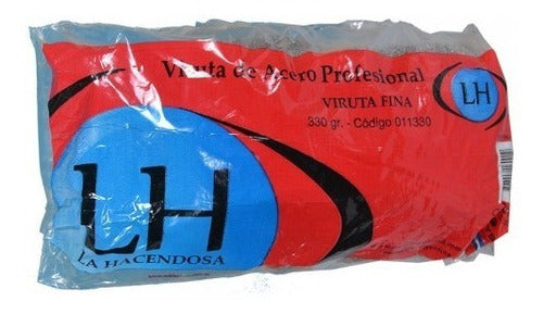 Viruta De Acero Fina La Hacendosa Bolson X 10 Paq.330grs C/u 0