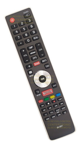 Control Remoto Smart Tv Para BGH Hisense Noblex Philco JVC 0