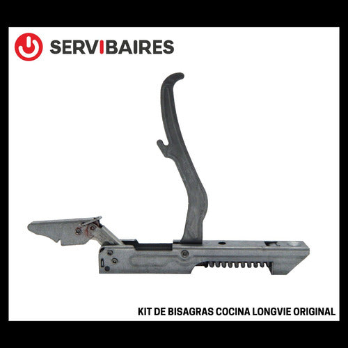 Kit Bisagras Soporte Puerta Horno Cocina Longvie He1500k 4