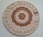 Set of 4 Cotton and Jute Thread Placemats 4