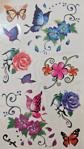 Ica Tatuajes Temporales Tattoos 5 Laminas / Block Nro. H-20 1