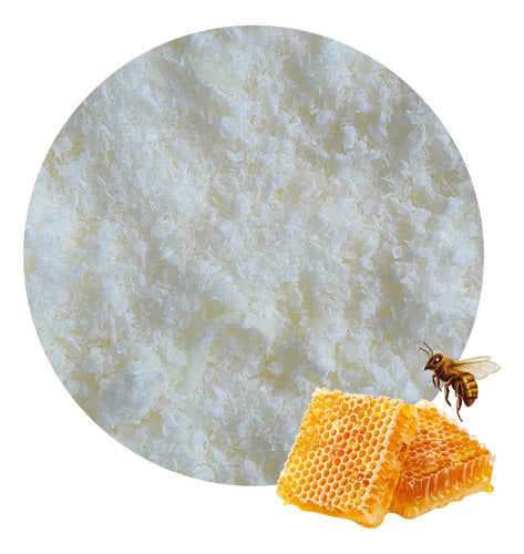 ISSKA.HOME Pure White Beeswax Flakes for Candles 250g 0