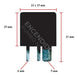 CRI:FA Micro Relay Universal Refor. 12V 40A 5 Terminales P/ Acc. 1