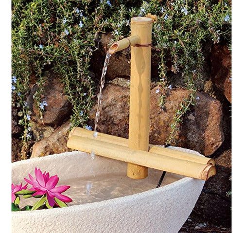 Bamboo Accents 12-Inch Adjustable Nozzle and Pump Fountain Kit 2