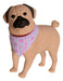 Boneco Cachorro Pug Pet Wash C/ Banheira 420 - Adijomar 1