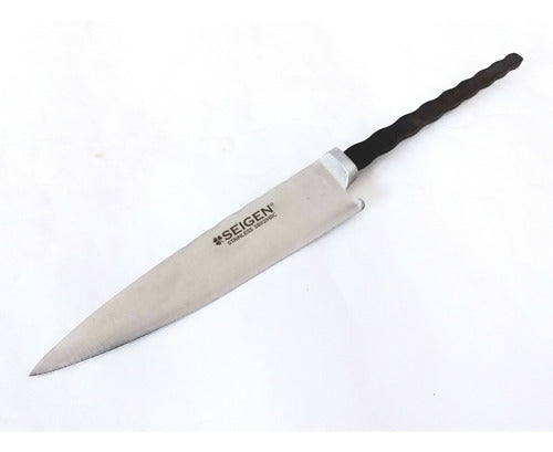 Seigen Hoja Forjada 14.5 Cm Inox 440 Encabar Cuchillo Facón 0