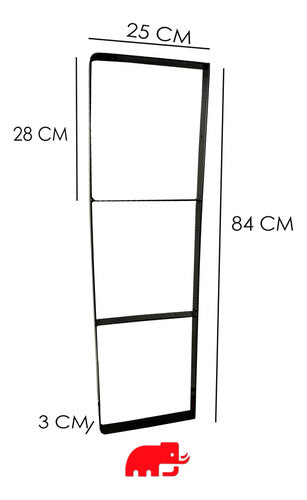 Mamut Iron Support Bracket for Kitchen Cabinets with 3 Shelves 2