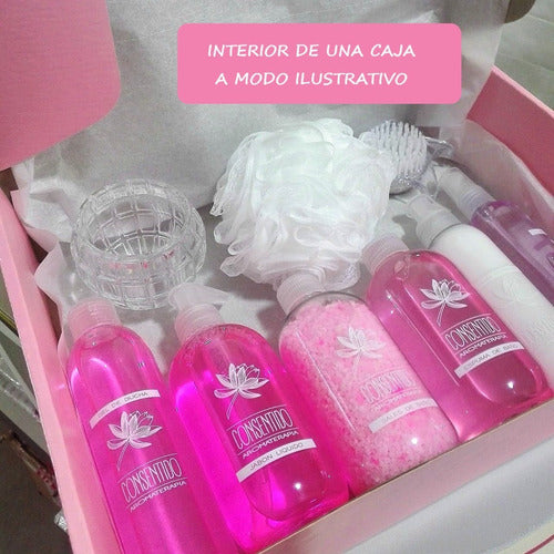 Zen Relax Gift Box for Women - Set Kit with 5 Roses Spa Aromas N120 23