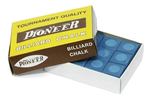 144 Pioneer Pool Billiards Chalks - 12 Boxes of 12 Chalks 2
