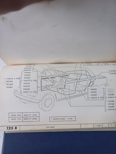 Fiat Original Parts Catalog 125 Berlina 6