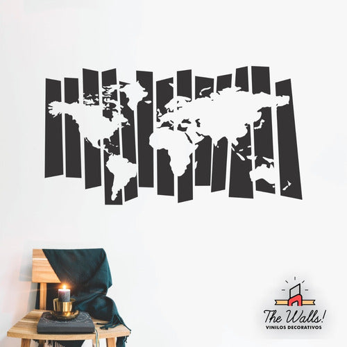 Giant World Map Wall Decal - Free Shipping 4