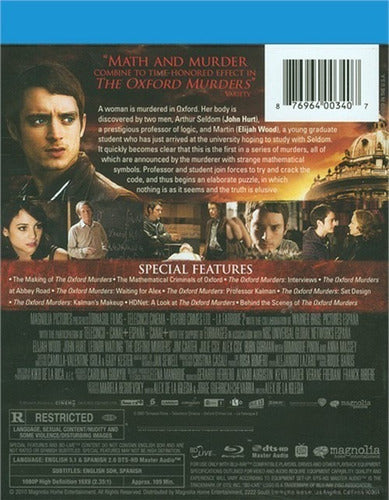 Blu-Ray The Oxford Murders / Los Crimenes De Oxford 1