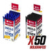 Pack of 50 Filgo Stick 026 Ballpoint Pens 1mm in Blue or Black 4