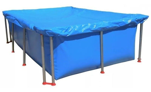 Rectangular Pool Cover Plastic 2.5 x 1.7 M UV Protection Kasse Brand 0