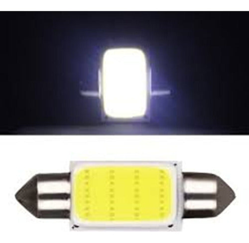 Generic LED Tube Lamp Cob 12V Ceiling Light for Car 39mm 6