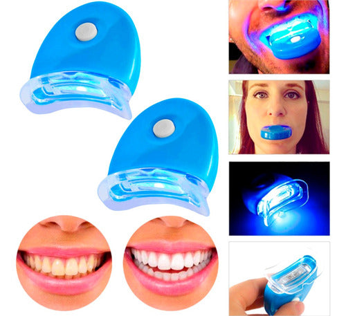 Florida Laboratories Inc Set 2 Luz Led Uv Kit Blanqueador Dental Repara Esmalte Color 0