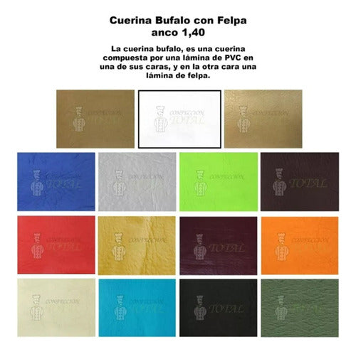 Eco-Leather Tablecloth (Buffalo Leather) 2.00x1.40m 34