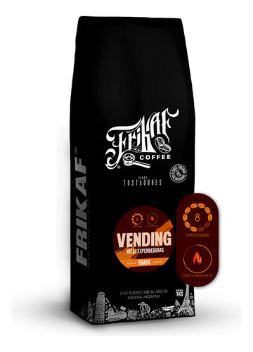 FRIKAF Cafe En Granos Brasil Ideal Vending Expendedoras X 1 Kg 0