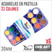 Acuarelas Alba En Pastillas X 21 Colores Pack X6 1