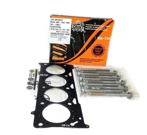 Kit Junta Tapa Cilindros Original + Bulones Vw Gol Trend 0