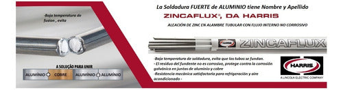 Varilla Con Fundente Aluminio C/ Cobre  Zincaflux Harris 2