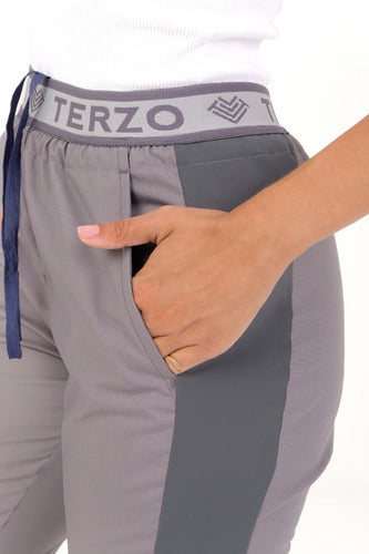 Medical Pants Terzo* Unisex Shapy Medium Grey Arciel+Jersey 2