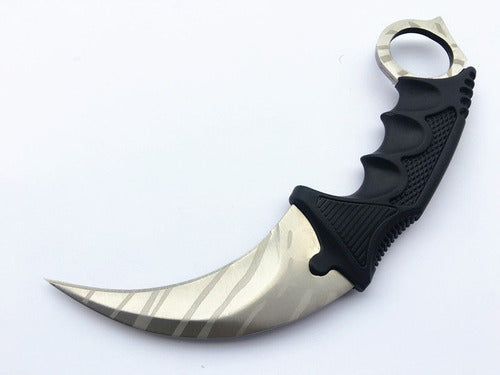 Generic Csgo Silver Karambit Knife Set 1