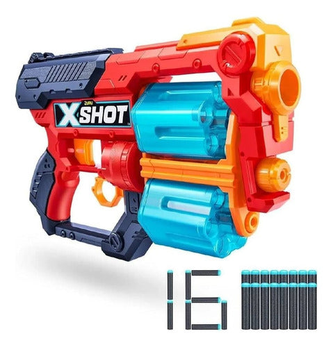 X-Shot Xcess Double Barrel Toy Dart Gun - 16 Darts 24m 3