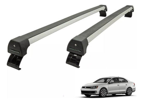 Volkswagen Vento 2011 Roof Bars in Aluminum 0