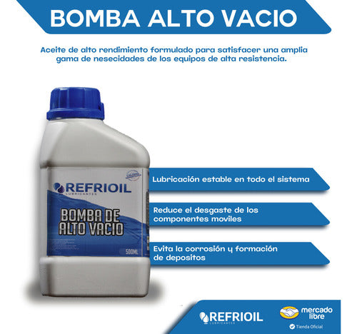 Aceite Para Bomba De Vacío X 1/2 L Refrigeración 1