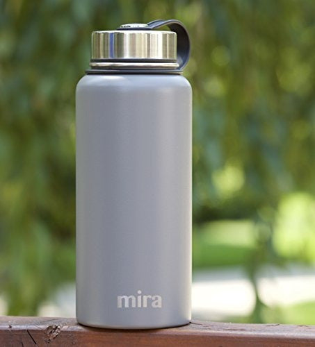 MIRA 40 Oz Stainless Steel Vacuum Insulated Water Bottle - Gray 4