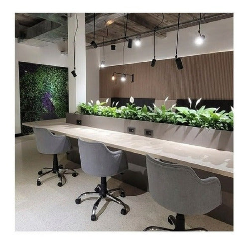 Just Green Ramo Helecho Serrucho Brown Planta Artificial Decoracion 1